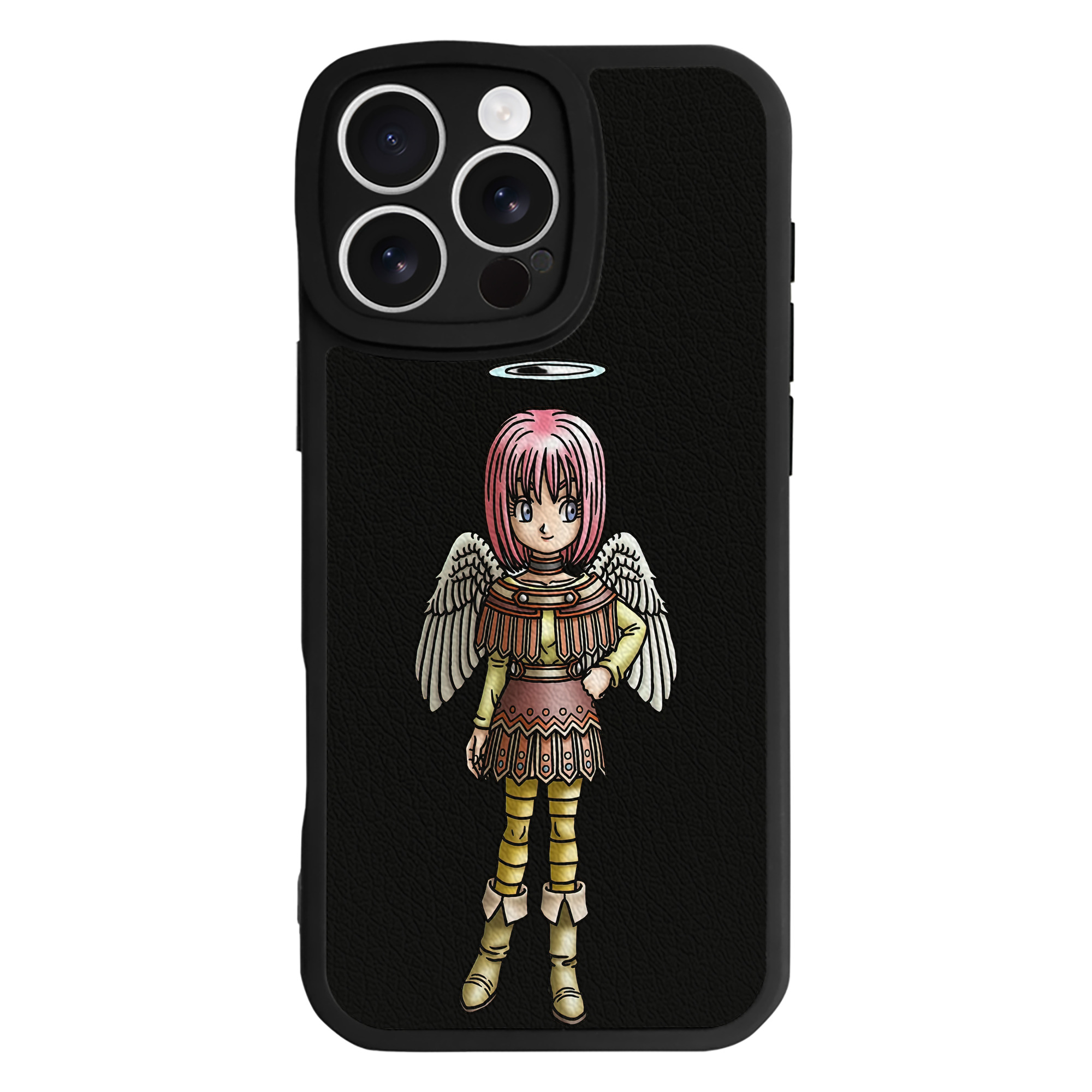 （画像用） ドラゴンクエスト Doragon Kuesuto Dragon Quest 【iPhone 16シリーズ対応】シリコンスマホケース（レザー調） 材質：シリコン